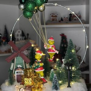 Nicht ohne meine Geschenke! Grinch-Komposition für Fans.